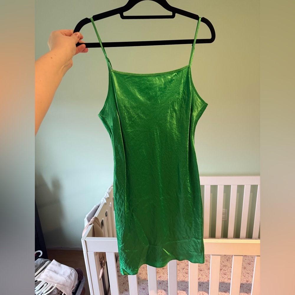 Babaton Romero Satin Mini Dress